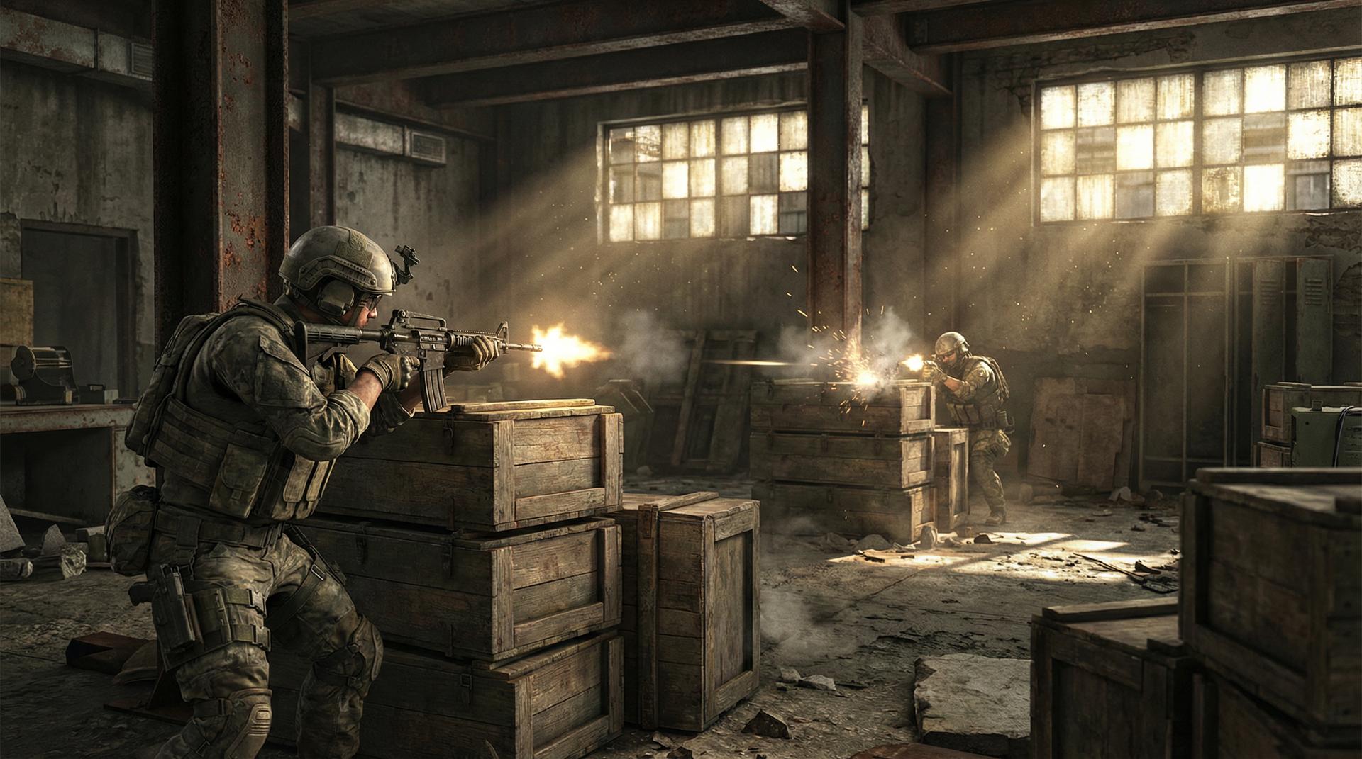 妻社绝地求生室内近战视频教程